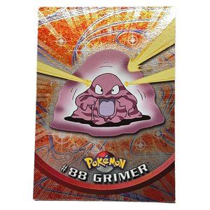 Grimer Pokemon Card Foil Topps #88 TV Animation Edition Blue Logo